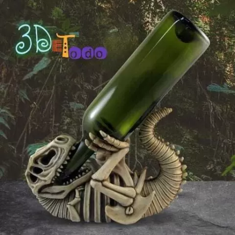 T-Rex Skeleton Wine bottle holder