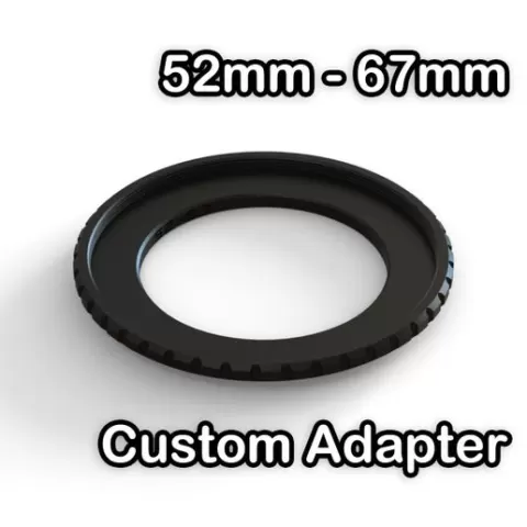 Custom Filter Ring Adapter 52-67mm