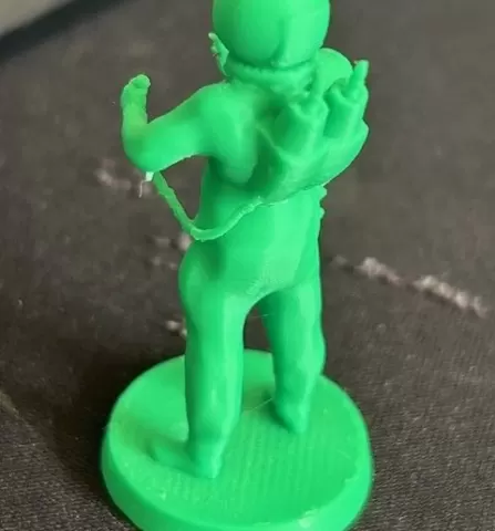 Sci-Fi Astronaut with Rocket Backpack Miniature for Tabletop