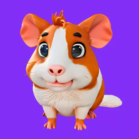 Cartoon Guinea Pig Character
