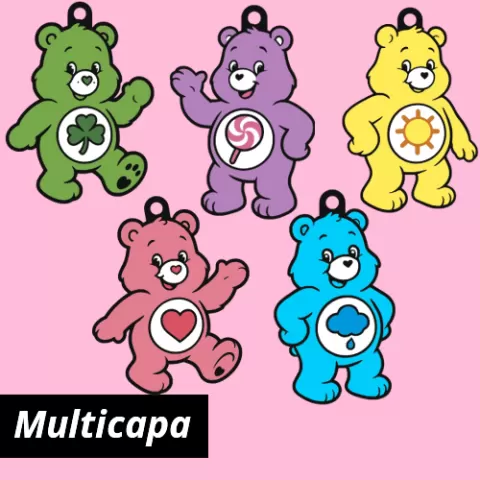 Teddy Bear Keychain Pack (5 key chains)