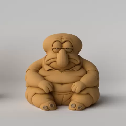 Chubby Squidward – Funny Decorative Sculpture