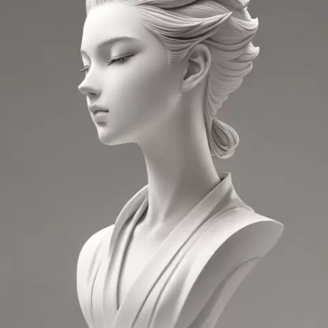 Marble Muse Bust