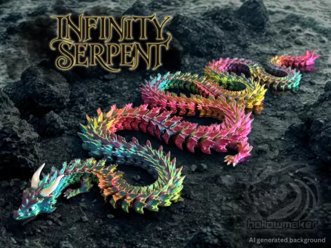 Infinity Serpent - Long Articulated Dragon