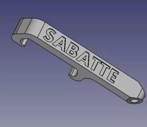 Sabatte pocket bottle opener