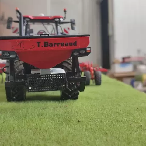 Single-feeder front hopper kit