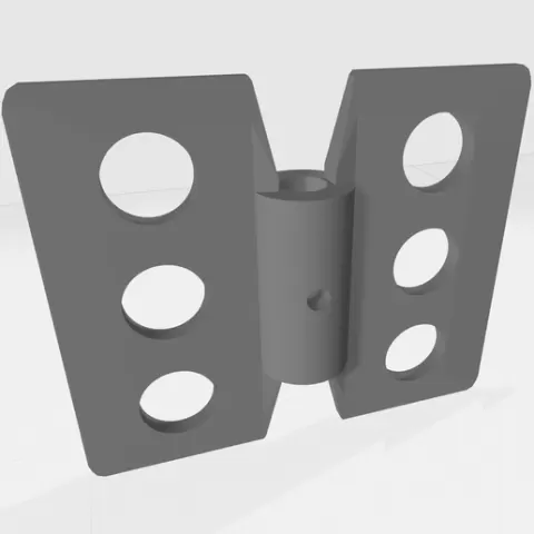 Perforated Flat Paddle Impeller – 60 mm Diameter