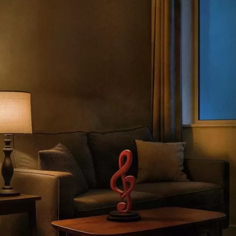Clé de Sol Trophy - Musical Elegance in 3D