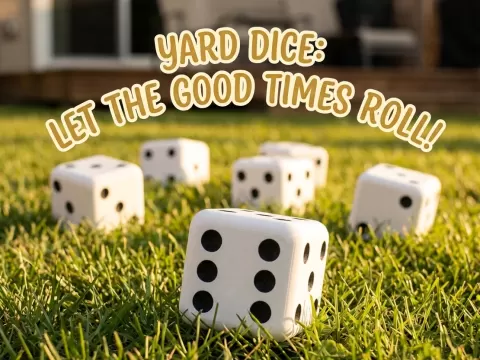 Two Giant Yard Dice