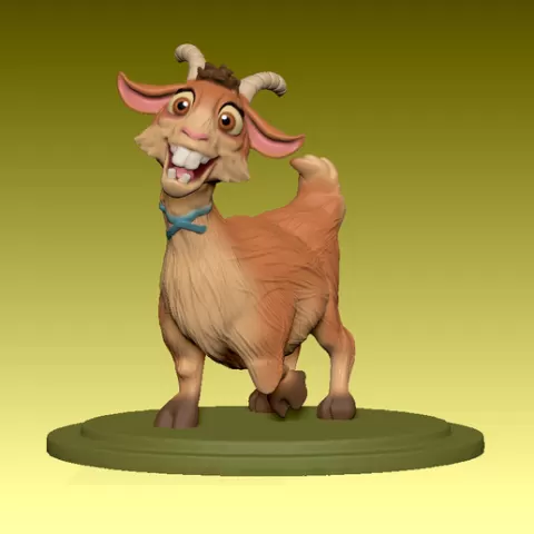 lupe the funny cute goat from ferdinand the bull cartoon movie
