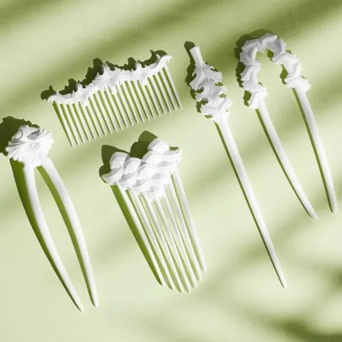 Resin Hair 3d Stl Print File, 3d Stl Print Hair Pin, Fantasy Hair Pin Models, STL Digital File, Hair Rolling Pin, One Piece Hair Stick