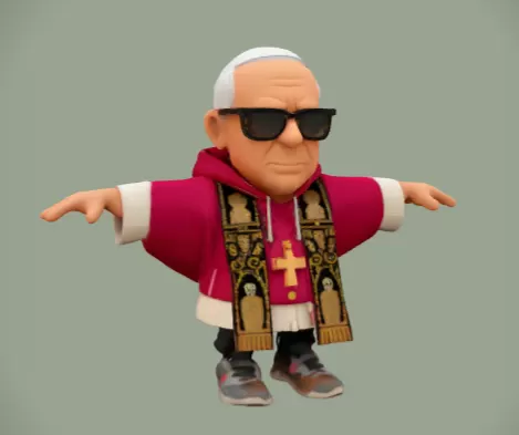 Pope Leon figure