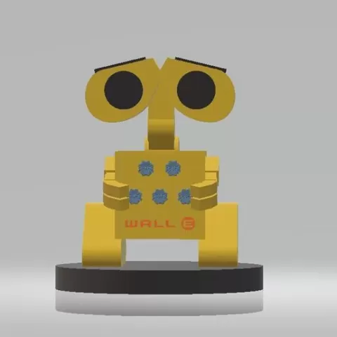 3D Stylized Wall-E Inspired Robot 3D printable model