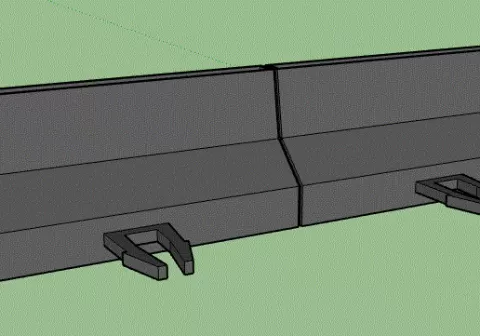 Wall Scalextric 1.32