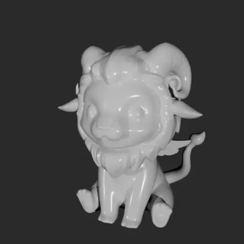 Chibi Chimera for resin/fdm