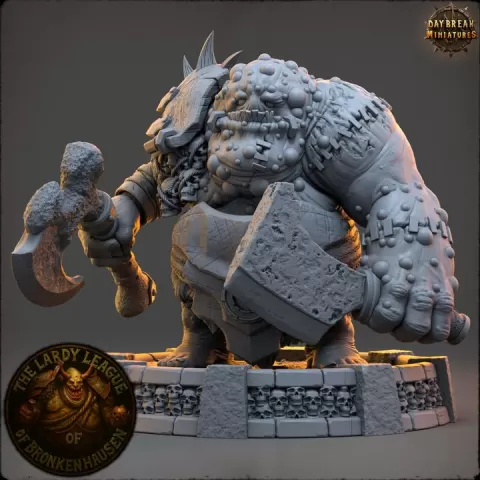 Filthrick Wormbelly - The Lardy League of Bronkenhausen by Daybreak Miniatures