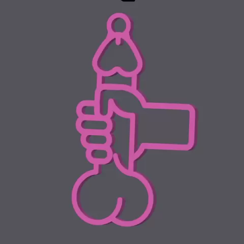 Handjob - Keychain v3