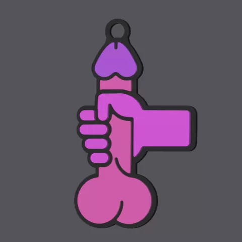 Handjob - Keychain v2
