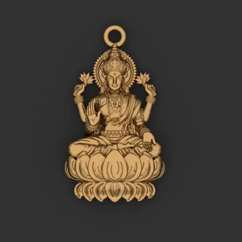 🪔 Lakshmi Devi Pendant