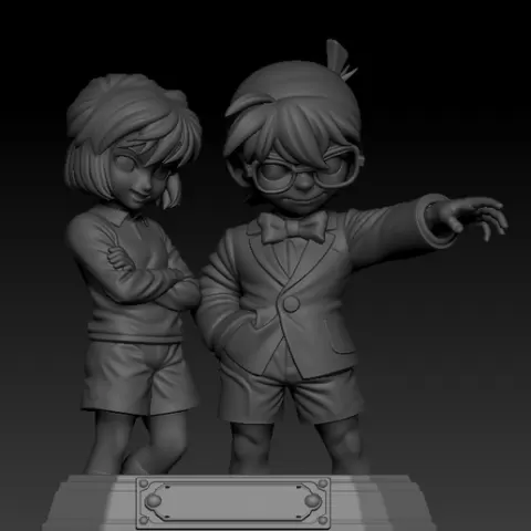 Busto Conan y Ai