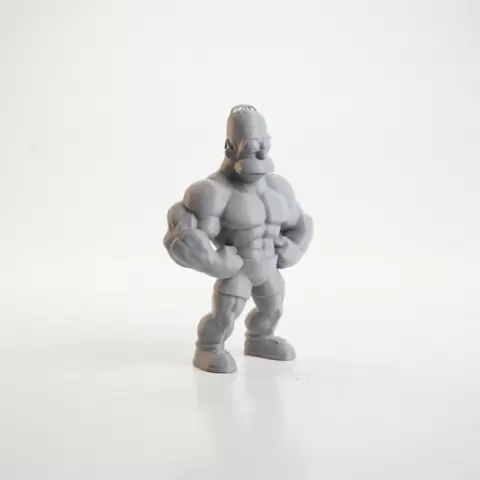 Buff Homer Simpson Figurine 3D Printable