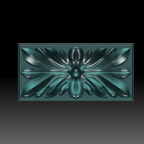 Carved Rosette n12