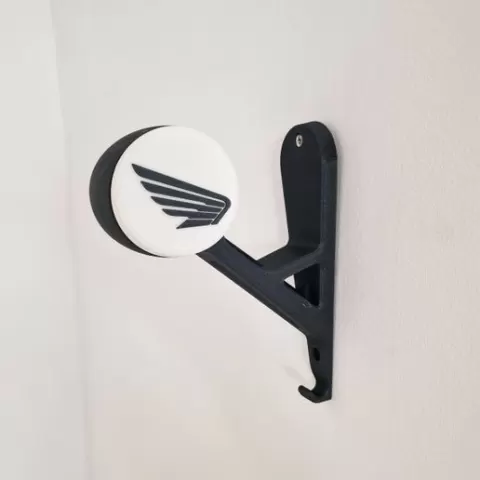 MOTORCYCLE HELMET HOLDER easy print 2 | helmet holder | helmet support | HELMET WALL MOUNTED | Moto HELMET