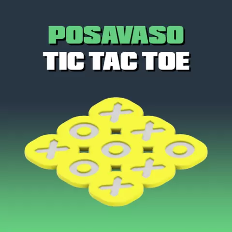 Tic Tac Toe Coaster