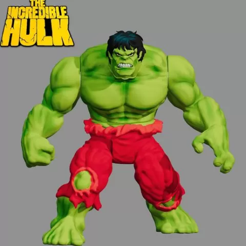 Hulk action figure cartoon 1982