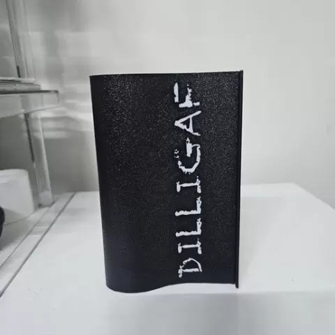 DILLIGAF Novelty car tag