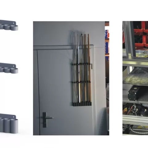 Holder for bar material Model making model ship