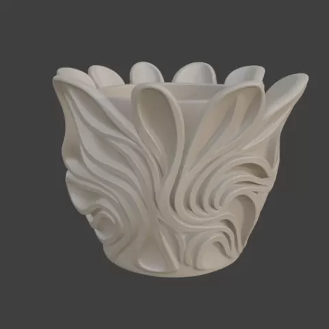 Wavy Planter Pot