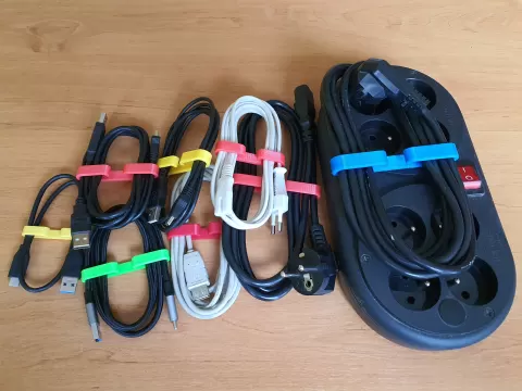 Universal cable clip set