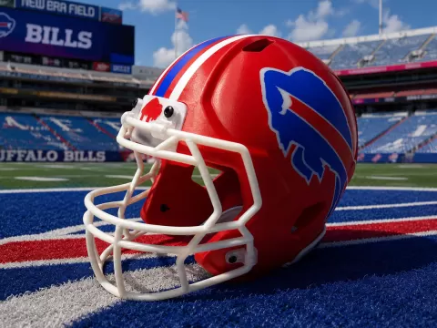 Buffalo Bills 6-Inch Mini Football Helmet