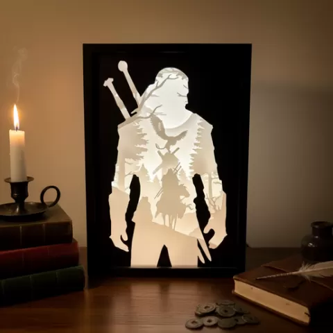 The Witcher Shadow Box Lamp