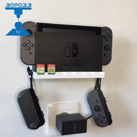 Wall bracket for Nintendo Switch dock