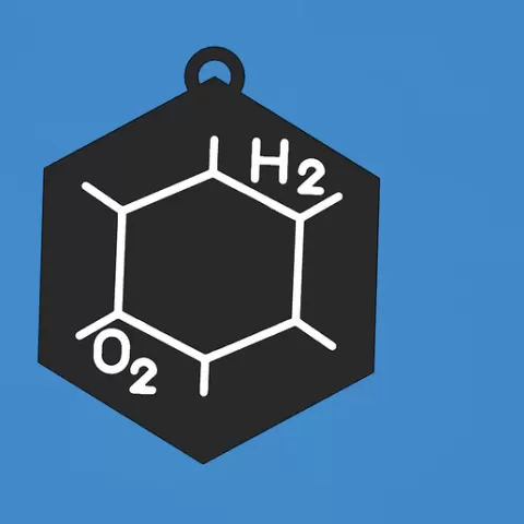 Key ring - chemical formula - medicine