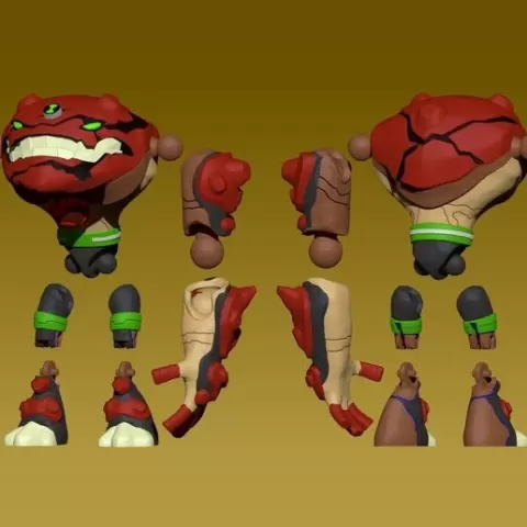Gravattack - Ben 10 - Articulated