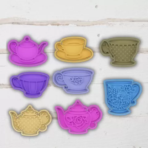 cutter cookie decorated cups