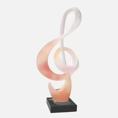 Sol Key 3D statue, Harmony Music Lovers, Artists, Sculpture for Home Decor, Desk Decorations, Music Symbols Gifts for Office Bookshelf Music Room Decor