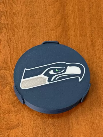 NFL - SEA Coaster and Holder Set