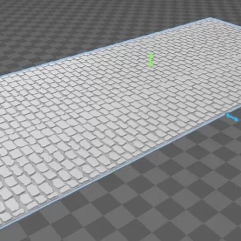 Paving stone zone 14cm x 30cm