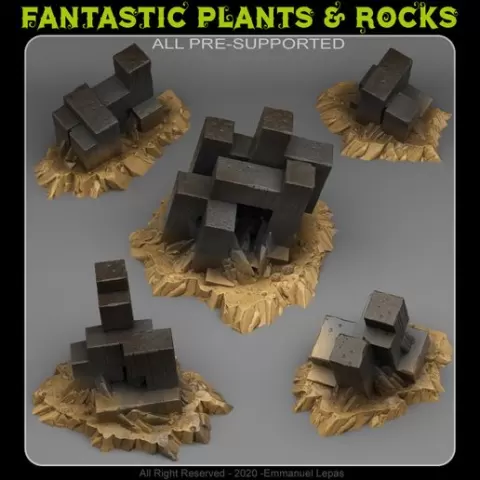 ABSTRACT DESERT ROCKS