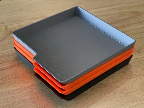 Stackable Sorting Tray, Parametric Sizing