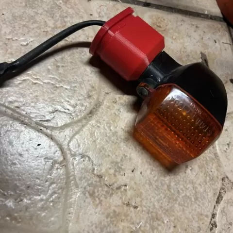 500 GPZ flasher bracket
