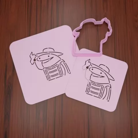 Stencil Flork #19 "Huaso".