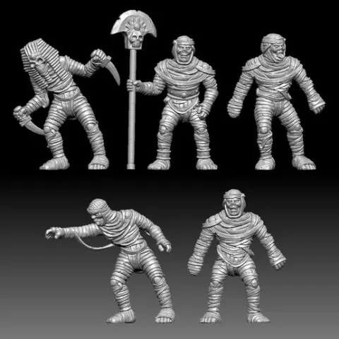 Mummies set (5)