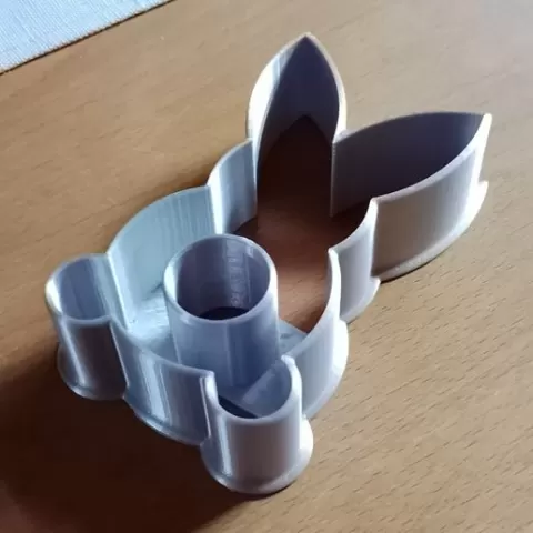 Easter bunny cookie cutter