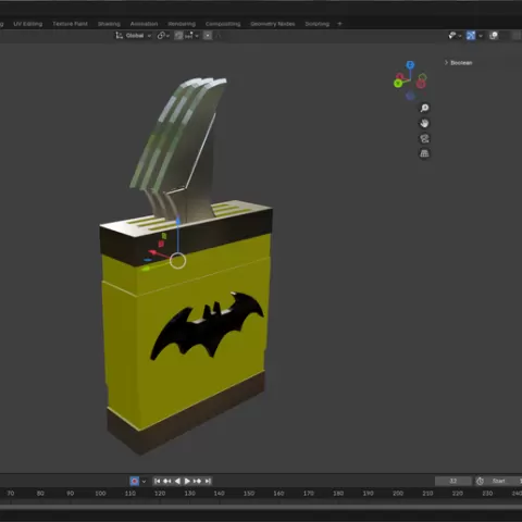 box Batrang batman