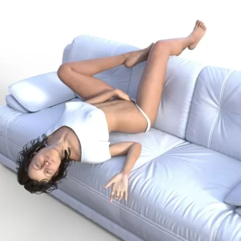 Ellen Ripley on Couch, Aliens